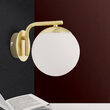 Aplica moderna alama aurie 1xE14/40W, Madis WA 2-1357/1 MS-Matt Orion